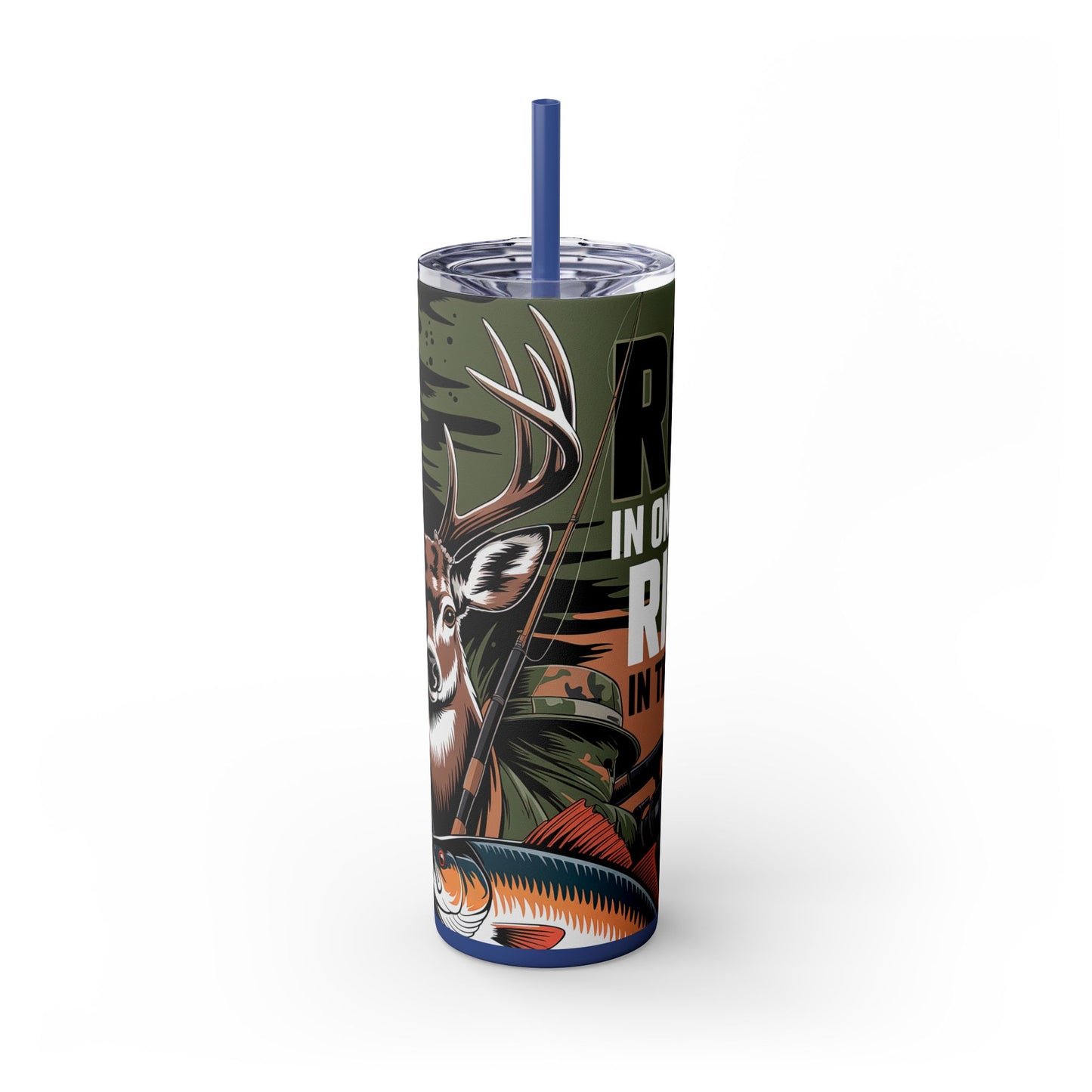 Skinny Tumbler with Straw, 20oz