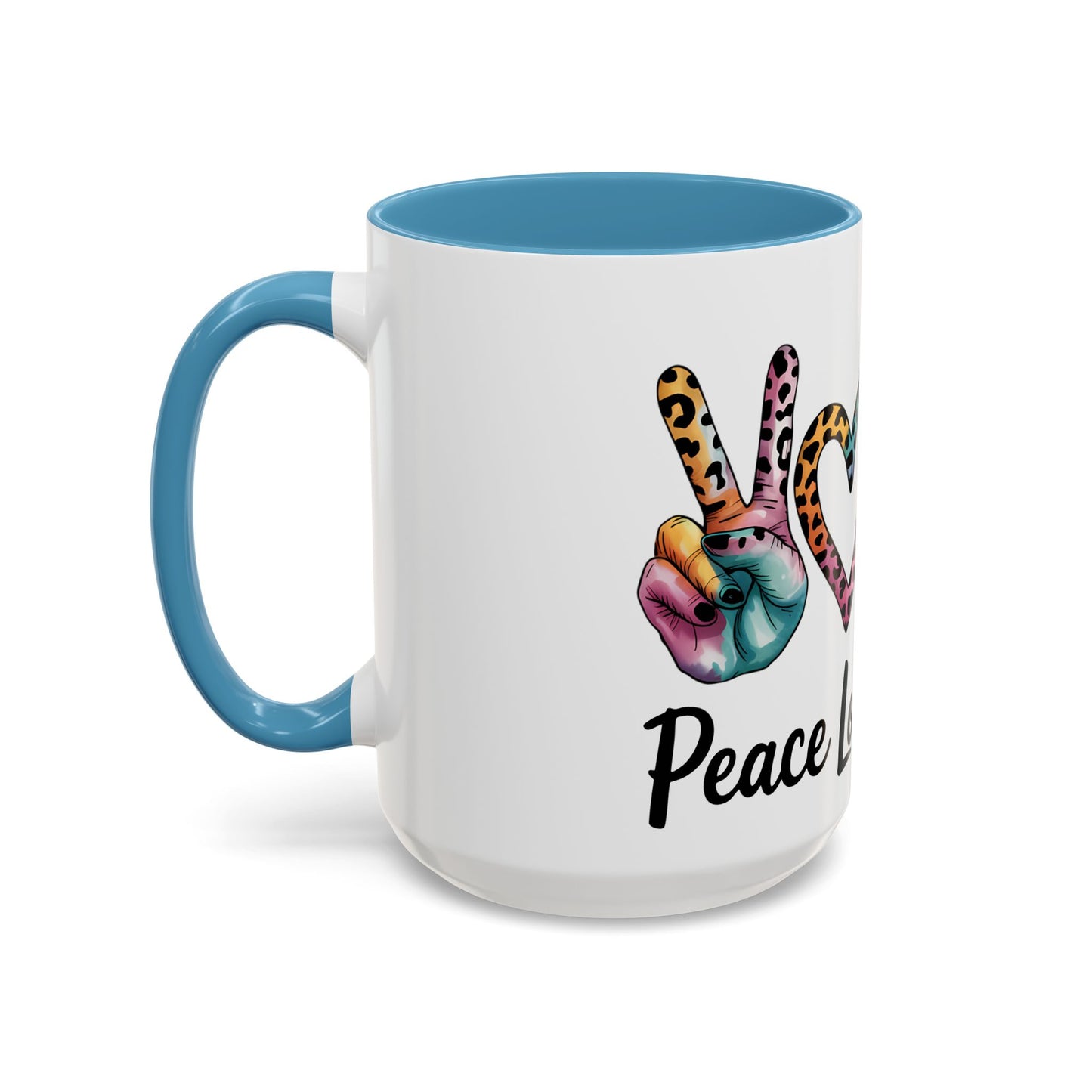 Peace Love Cows Coffee Mug | Trendy Farmhouse Kitchen Decor, Gift for Cow Lovers, Animal Lover's Mug, Birthday Gift, Cute Coffee Cup