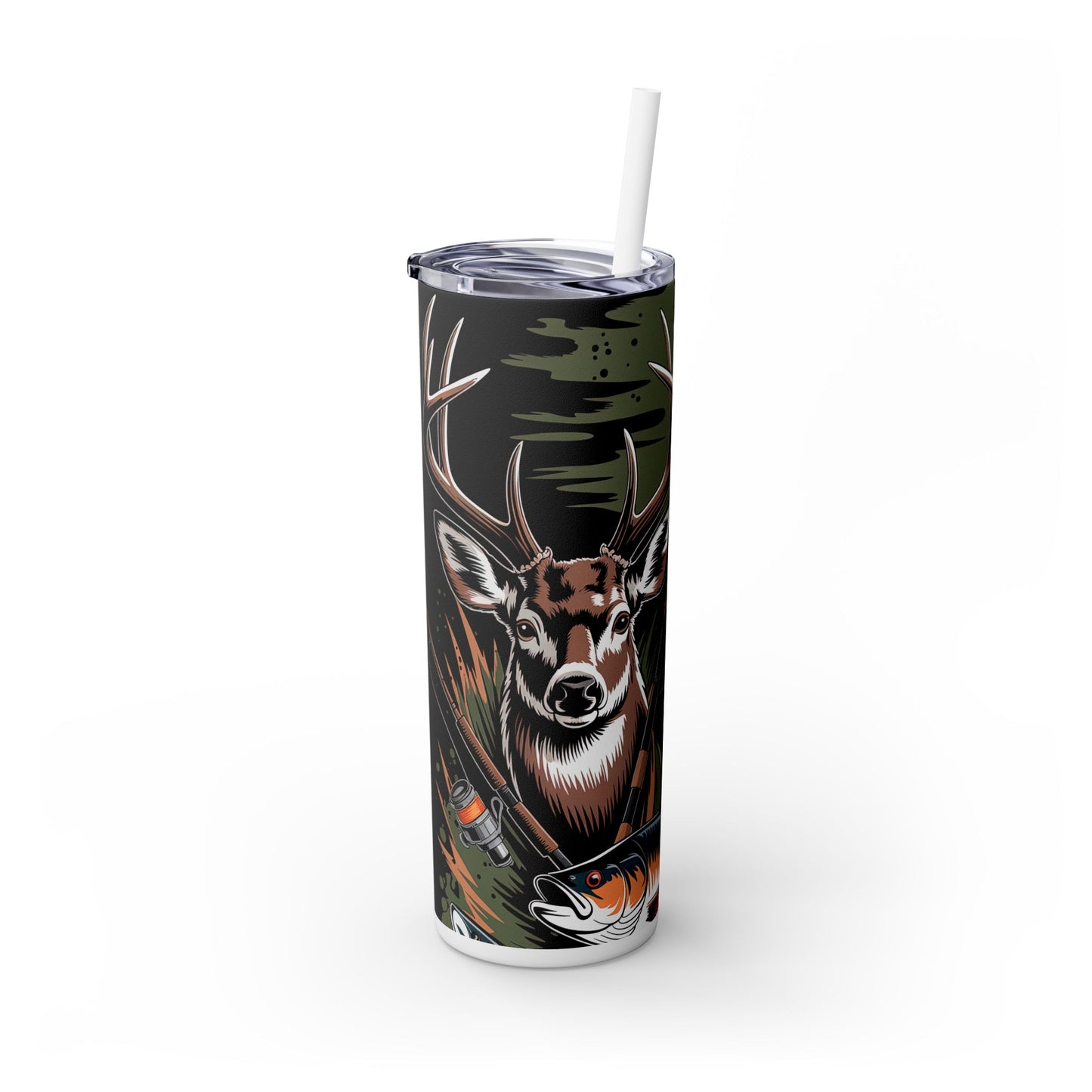 Skinny Tumbler with Straw, 20oz