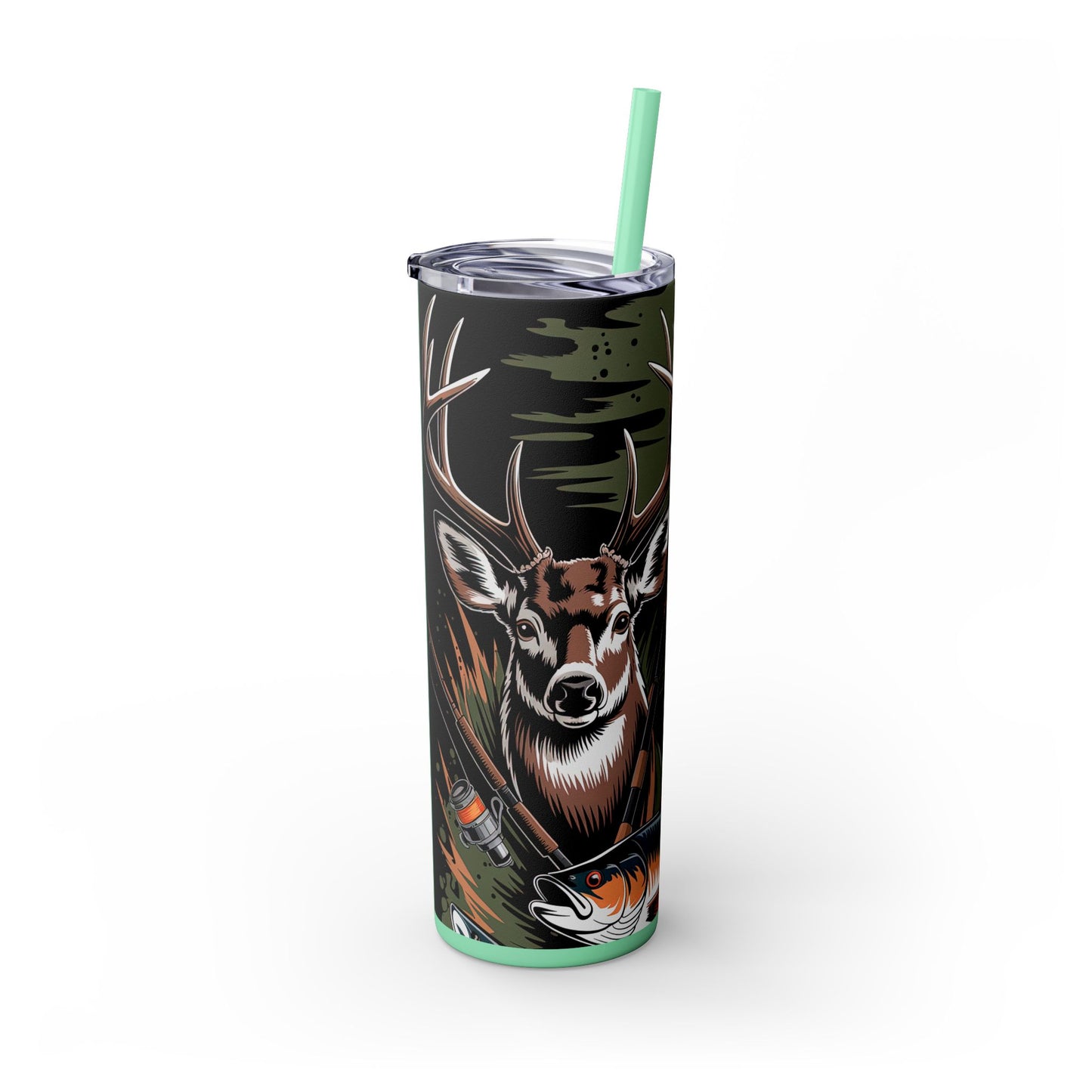 Skinny Tumbler with Straw, 20oz