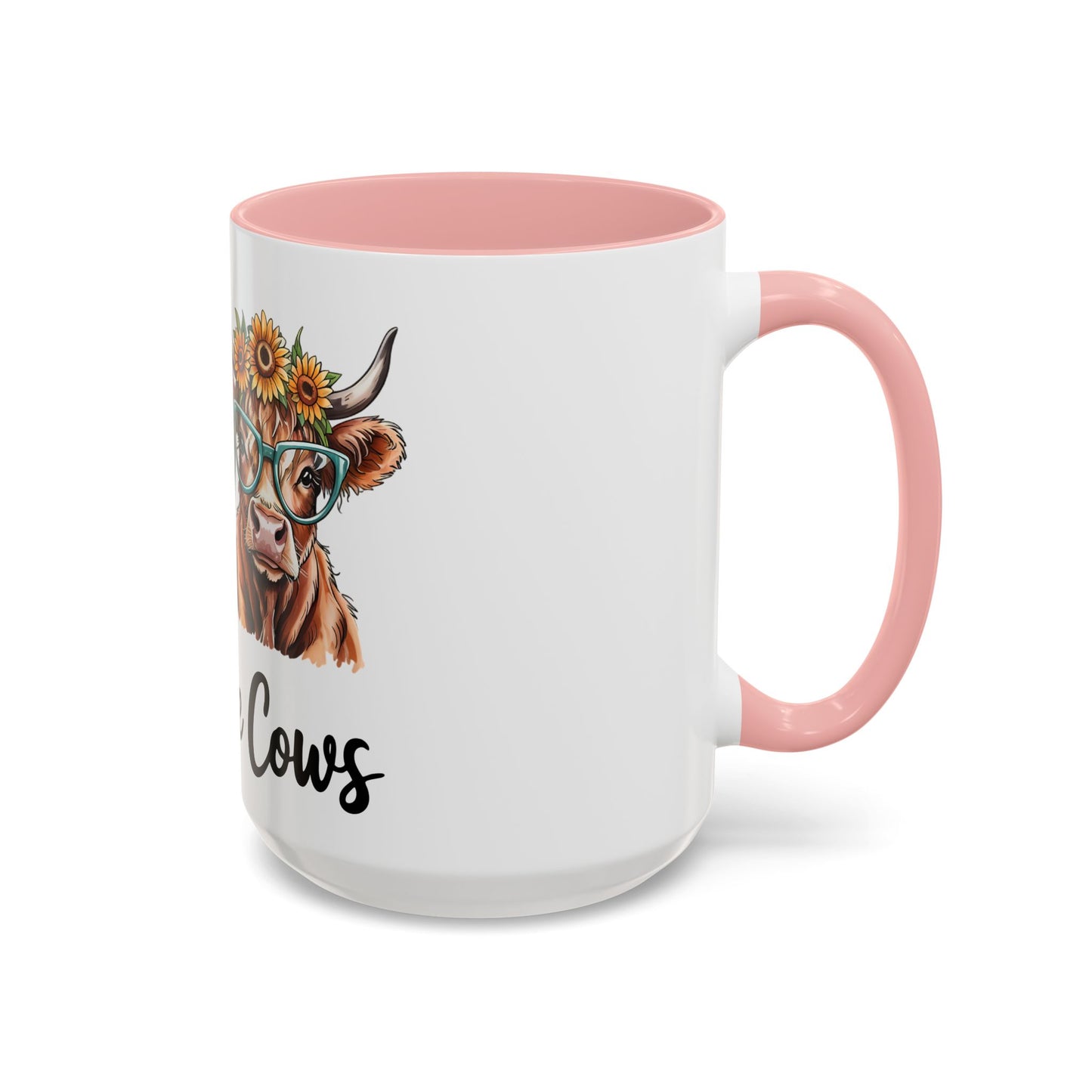 Peace Love Cows Coffee Mug | Trendy Farmhouse Kitchen Decor, Gift for Cow Lovers, Animal Lover's Mug, Birthday Gift, Cute Coffee Cup
