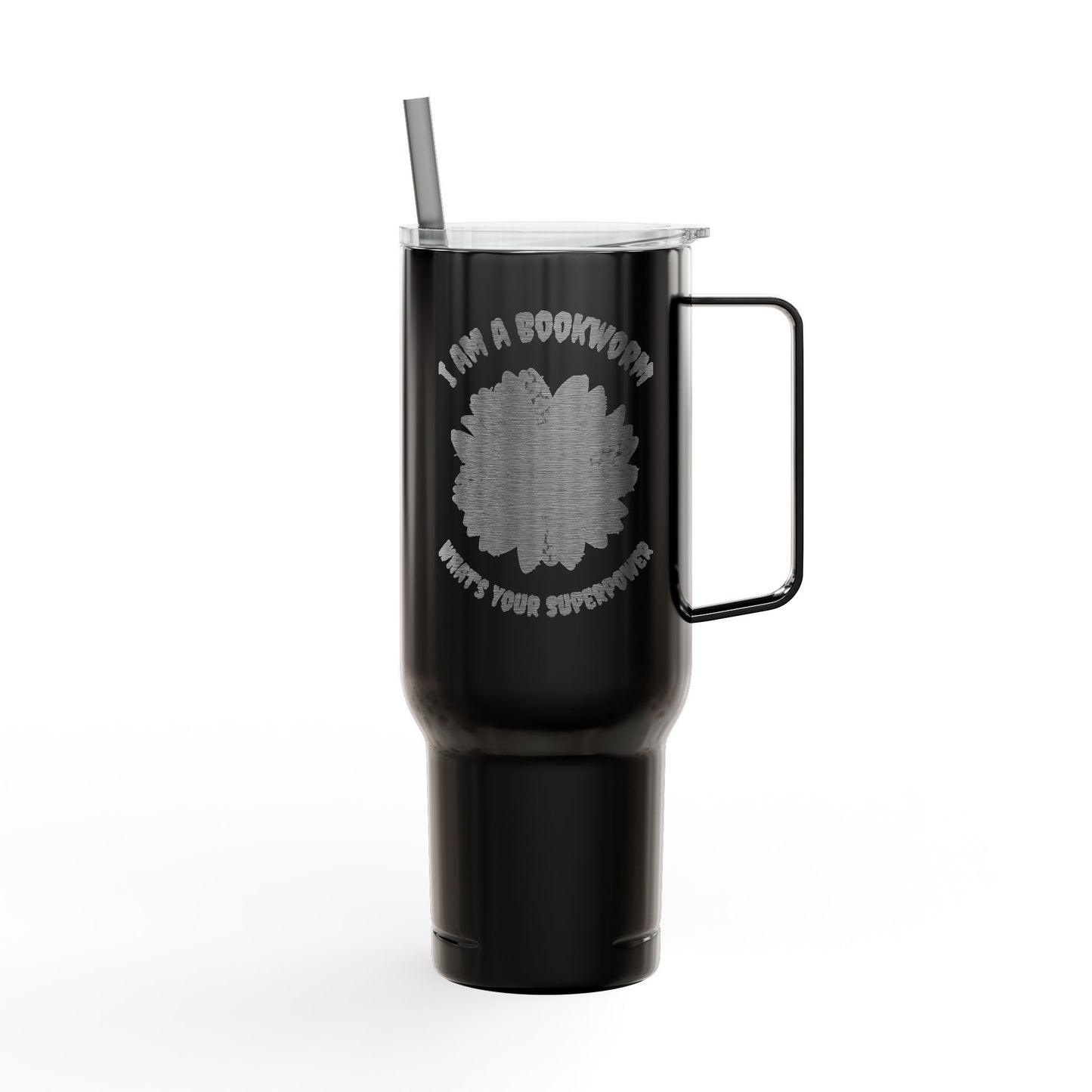 Engraved Insulated Tumbler, Personalized Travel Mug for Hot & Cold Drinks, 40oz Coffee Cup, Gift for Friends, Reusable Water Bottle