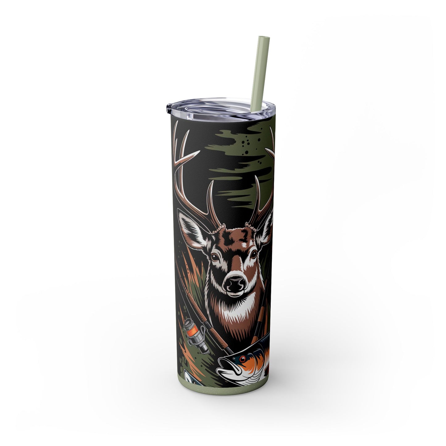 Skinny Tumbler with Straw, 20oz