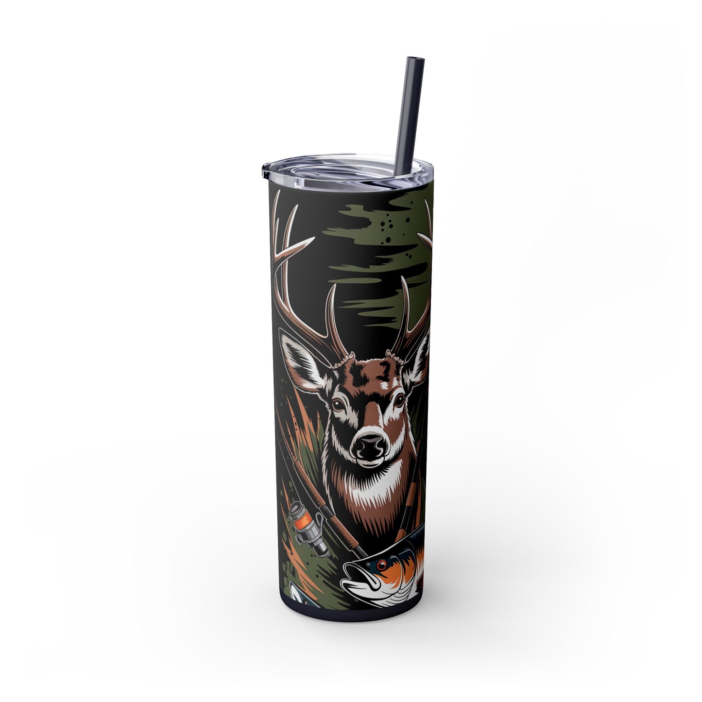 Skinny Tumbler with Straw, 20oz