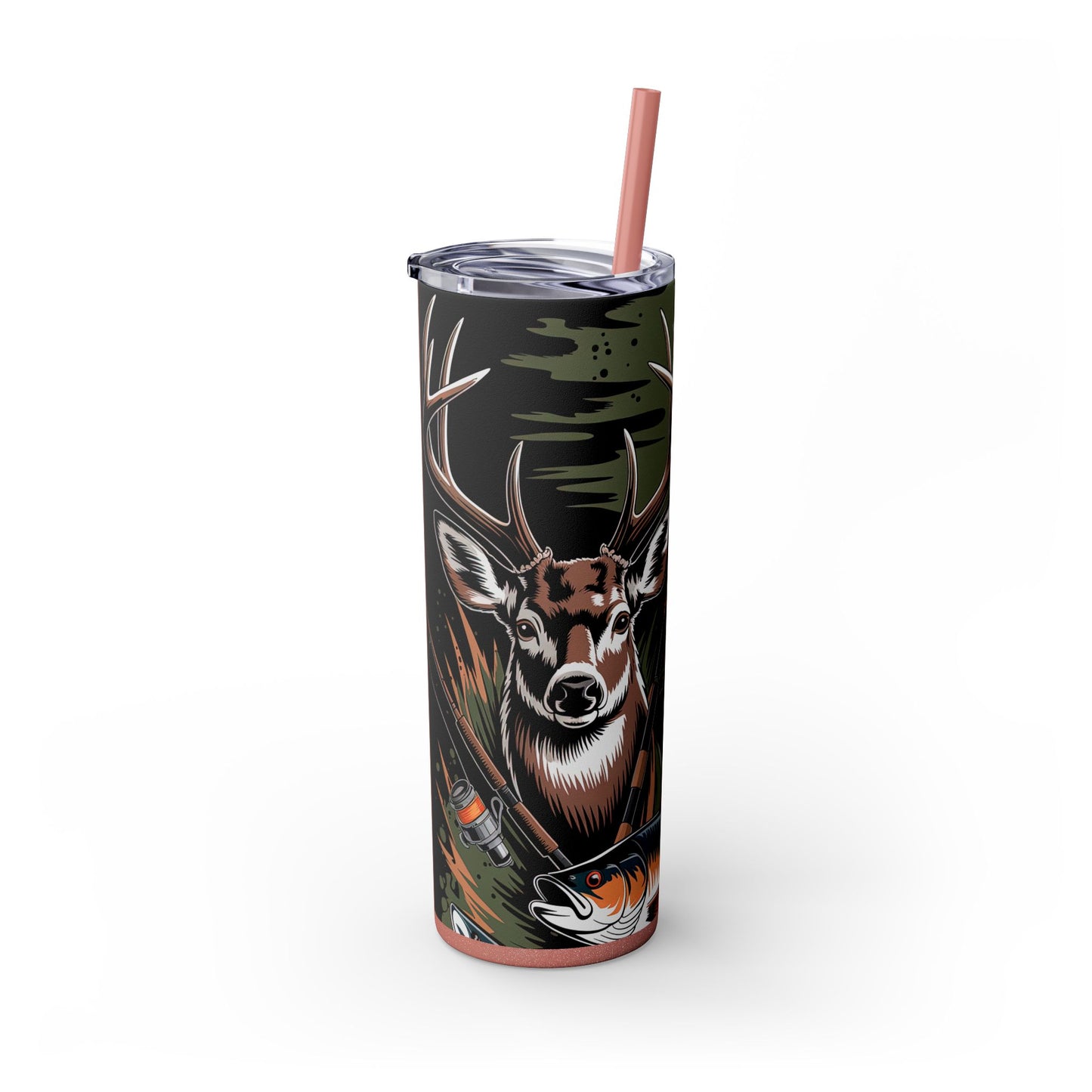 Skinny Tumbler with Straw, 20oz