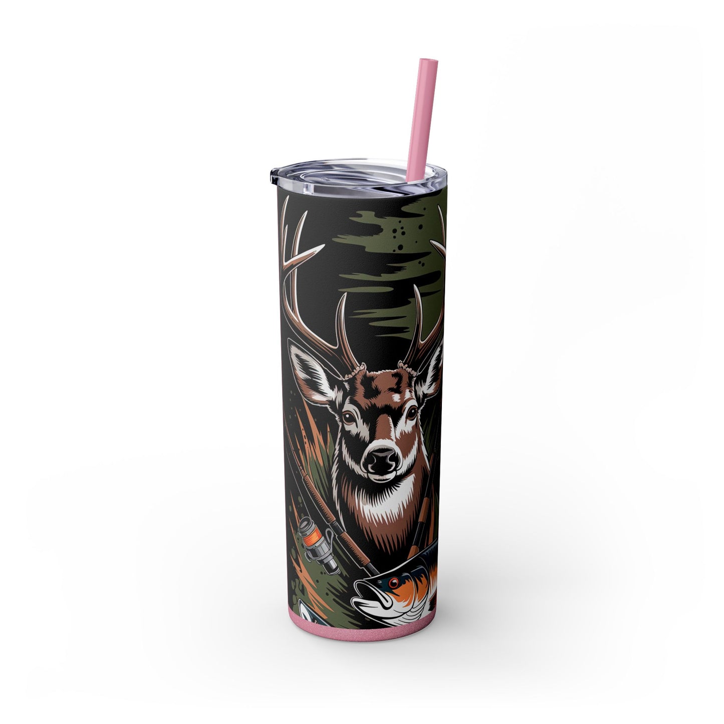 Skinny Tumbler with Straw, 20oz