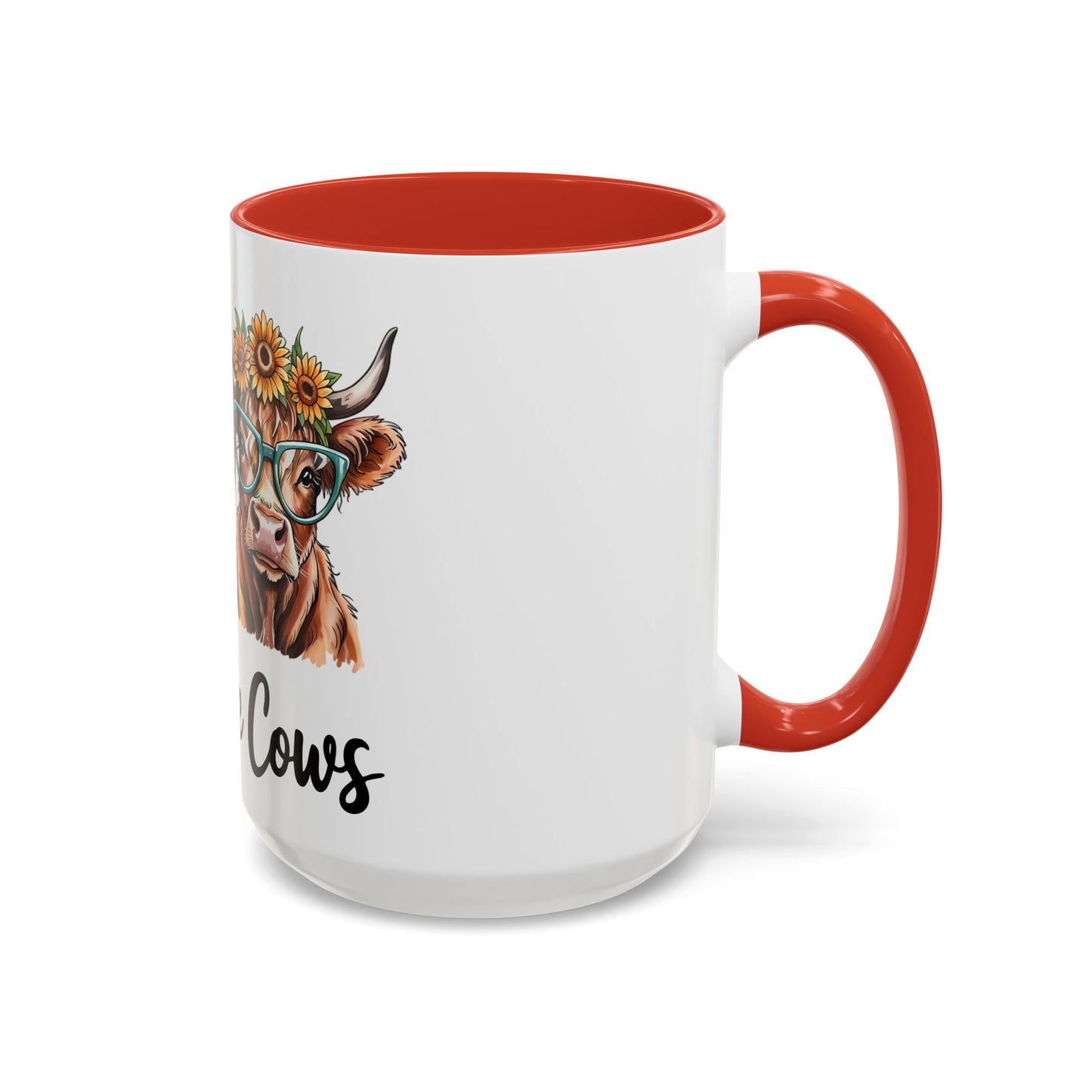 Peace Love Cows Coffee Mug | Trendy Farmhouse Kitchen Decor, Gift for Cow Lovers, Animal Lover's Mug, Birthday Gift, Cute Coffee Cup