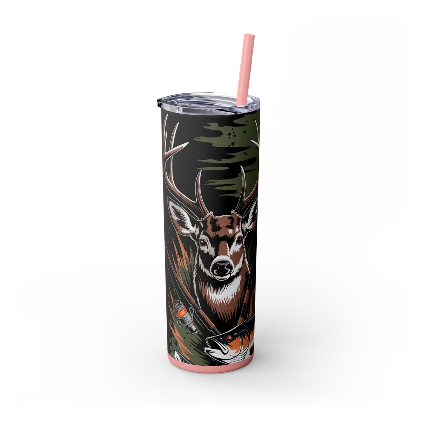 Skinny Tumbler with Straw, 20oz