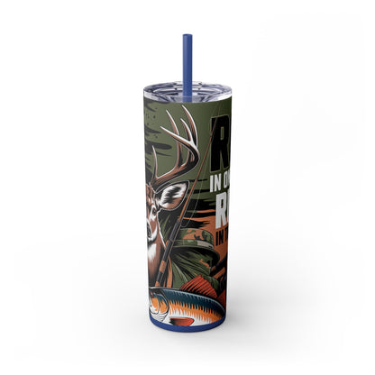 Skinny Tumbler with Straw, 20oz