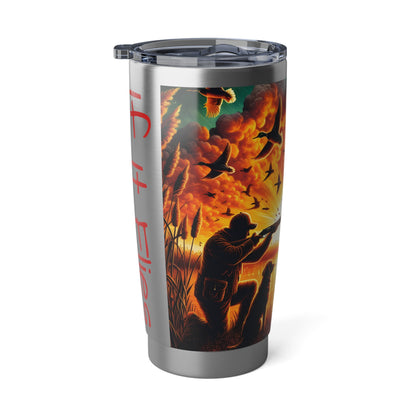 Vagabond 20oz Tumbler - Perfect for Hunters and Nature Lovers, Ideal for Outdoor Events, Gift for Father's Day, Inspirational Travel Mug