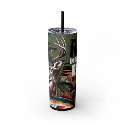 Skinny Tumbler with Straw, 20oz