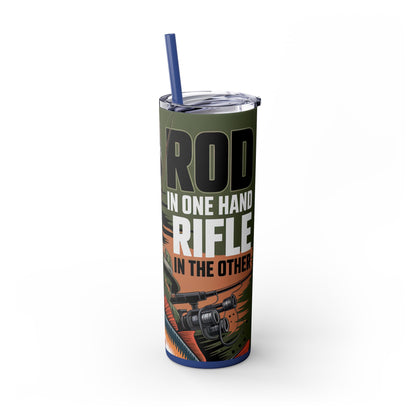 Skinny Tumbler with Straw, 20oz