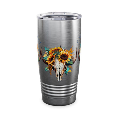 Wildflower Spirit Tumbler - 20oz, Unique Travel Mug, Gifts for Nature Lovers, Floral Tumbler, Sunflower Design, Eco-Friendly Beverage [...]