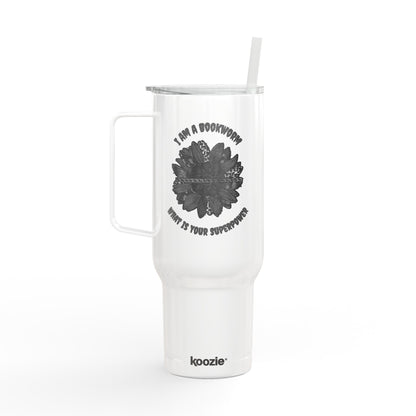 Engraved Insulated Tumbler, Personalized Travel Mug for Hot & Cold Drinks, 40oz Coffee Cup, Gift for Friends, Reusable Water Bottle