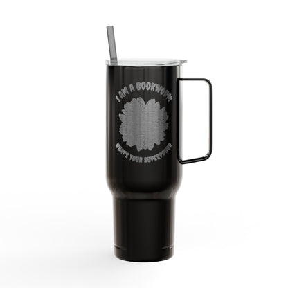 Engraved Insulated Tumbler, Personalized Travel Mug for Hot & Cold Drinks, 40oz Coffee Cup, Gift for Friends, Reusable Water Bottle