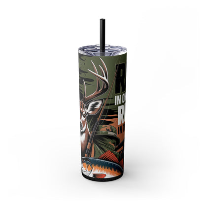 Skinny Tumbler with Straw, 20oz
