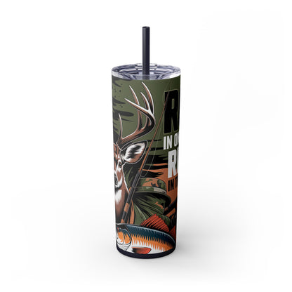Skinny Tumbler with Straw, 20oz