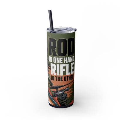 Skinny Tumbler with Straw, 20oz