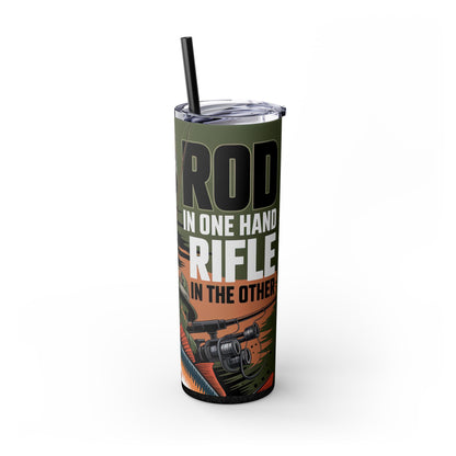 Skinny Tumbler with Straw, 20oz