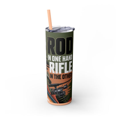 Skinny Tumbler with Straw, 20oz